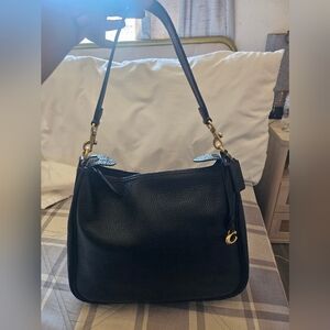 COACH Cary Medium Soft Pebble Leather Shoulder Bag